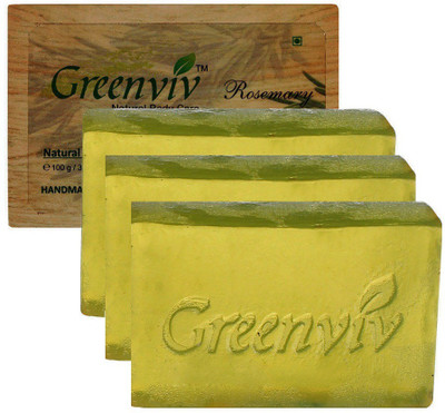 

Greenviv Natural Rosemary Soap(300 g, Pack of 3)