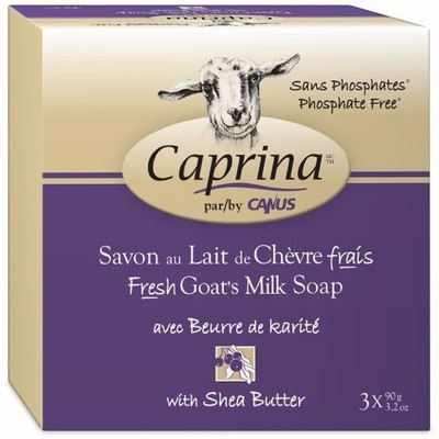 

Caprina Fresh And Tender Goat'S Milk Soap With Shea Butter-Super Pack(270 g)