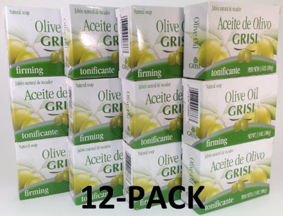

Grisi Olive Oil Soap - Jabon Aceite de Olivo(105 ml, Pack of 12)