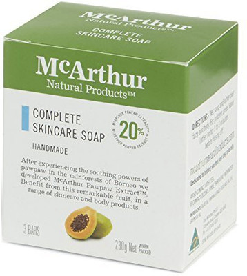 

Mcarthur Natural Products Complete Skincare Soap Pack, 3 Count(230 g, Pack of 3)