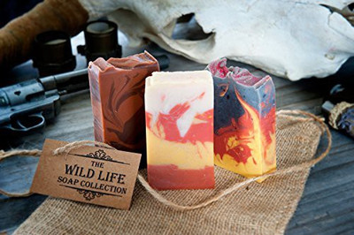 

Outlaw Soaps Wild Life Set: Blazing Saddles Fire in the Hole and Hair of the Dog(30 g)