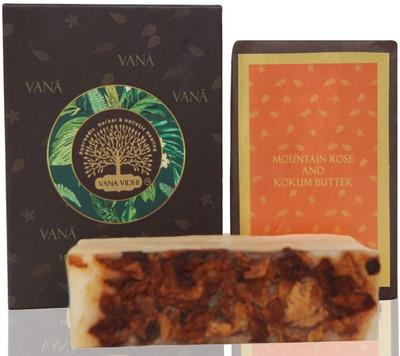 

VANA VIDHI Mountain Rose & Kokum Butter Luxury Soap(120 g)