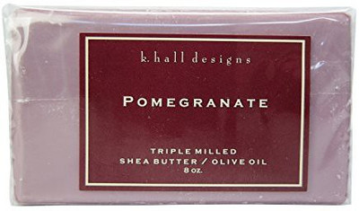 

K. Hall Designs Pomegranate Triple Milled Shea Butter Olive Oil Bar Soap(226.72 g)