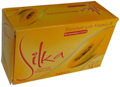 

Silka Papaya With Herbal Skin Whitening Soap AMZ0005 1Pc(135 g)