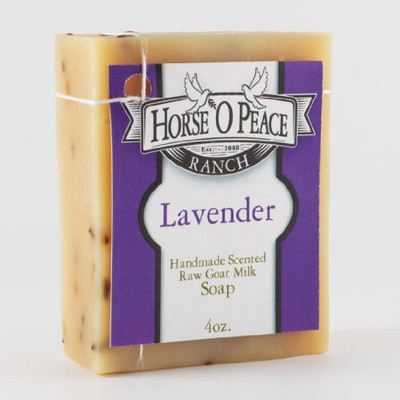 

Horse 'O Peace Ranch Handmade Herbal 100% Raw Goat Milk Lavender Soap(120 ml)