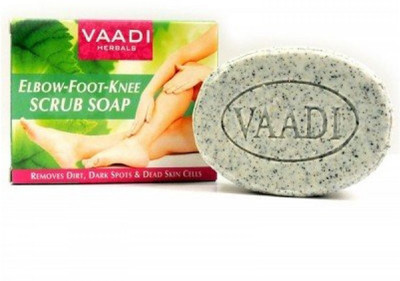 

VAADI Elbow Foot Knee Scrub Soap with Almond and Walnut Scrub, 75gms x 6(450 g, Pack of 6)