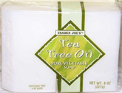 

Trader Joe's Tea Tree Oil Soap 2 Bars (3 Pack)(227 g, Pack of 2)