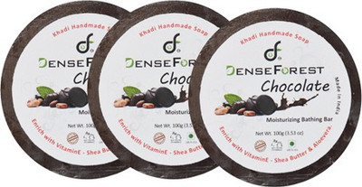 

Dense Forest Khadi Chocolate Soap (Pack of 3)(300 g, Pack of 3)