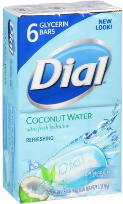 Dial Coconut Water Ultra Fresh Hydration Glycerin Soap 2 Pack Total of 12 Bars(113 g, Pack of 12)