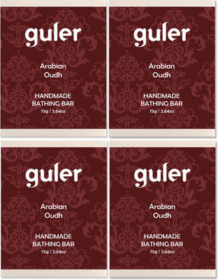 

Guler Guler Arabian Oudh Bathing Bar 75g - Pack of 4(300 g, Pack of 4)