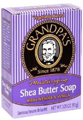 

Grandpa Soap Company Shea Butter Soap w/Lavender & Vanilla Bar Soap(92 g)