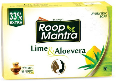 

Roop Mantra Lime & Aloevera Ayurvedic Bath Soap 100gm (Pack of 4)(400 g)