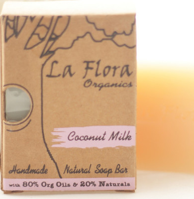 

La Flora Organics Coconut Milk Mild Handmade bathing Bar(100 g)