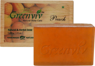 

Greenviv Natural Peach Soap(100 g)