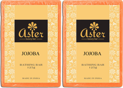 

Aster Luxury Jojoba Bathing Bar - Pack of 2(250 g, Pack of 2)