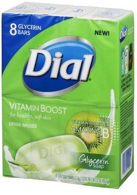 

Dial Glycerin Soap Bar Vitamin Boost - 8 Ct(113 g, Pack of 8)