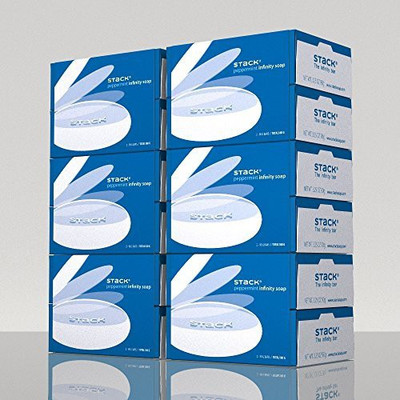 

Stack Infinity bar soap - Natural Peppermint (Pack of 12)(100 g)