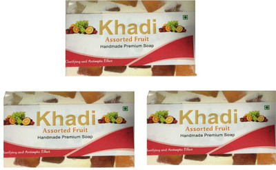 

Khadi Shivalik Assorted Fruit Soap(375 g, Pack of 3)