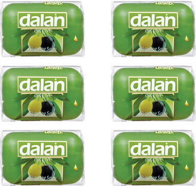 

Dalan Glycerine Soap with Pure Olive Oil(600 g, Pack of 6)