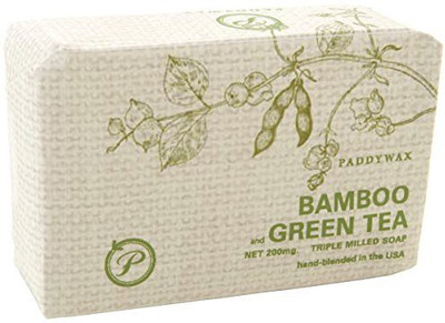 

Paddywax Eco Green Triple-Milled Shea Butter Soap Bamboo and Green Tea(200 g)