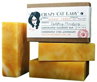 

Crazy Cat Lady Purrifying Cleansing Bars - Orange Tabby(120 g)