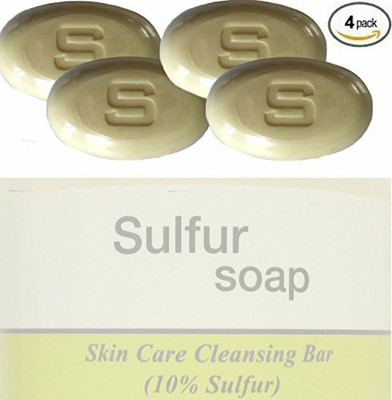 

Braunfels Labs 4 Pack - Traditional 10% Sulfur Soap(410 g, Pack of 4)