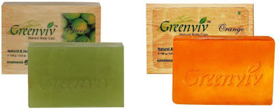 

Greenviv Fruity Bath Soap Combo-1(200 g, Pack of 2)