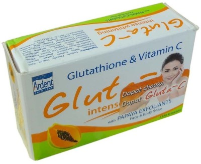 Gluta-C Intense Whitening With Papaya Exfoliants Herbal Soap AMZ0031 1Pc(135 g)