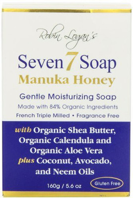 

Seven 7 Organic Manuka Honey Moisturizing Soap Bar Fragrance Free(160 g)