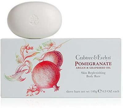 

Crabtree & Evelyn Scented Body Set, Pomegranate, Argan And Grapeseed Soap(140 g)