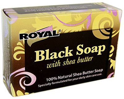 

Royal Black Soap with Shea Butter - One Bar(120 g)