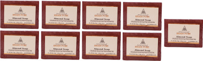 

Khadi Pure Natural Handmade Pure Almond Soap with essential Oil(1125 g, Pack of 9)