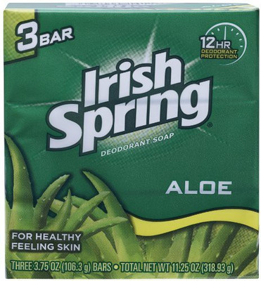 

Irish Spring (irial) Aloe Deodorant Soap(106 g, Pack of 3)