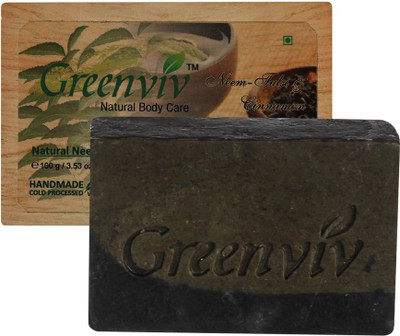 

Greenviv Natural Neem,Tulsi & Cinnamon Soap(100 g)