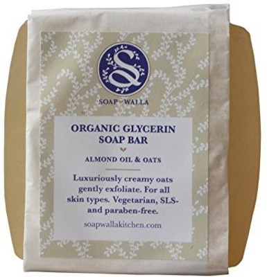 

Soapwalla - Organic / Vegan Almond Oil & Oats Soap Bar(140 g)