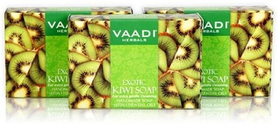 

Vaadi Herbals Value Pack of 3 Exotic Kiwi Soap(225 g, Pack of 3)