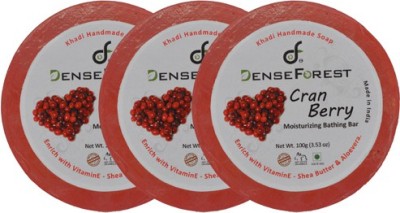 

Dense Forest Khadi Cran Berry Soap (Pack of 3)(300 g, Pack of 3)