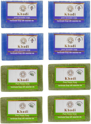 

Khadi Herbal NaturalHandmade Soap Combo(1000 g, Pack of 8)