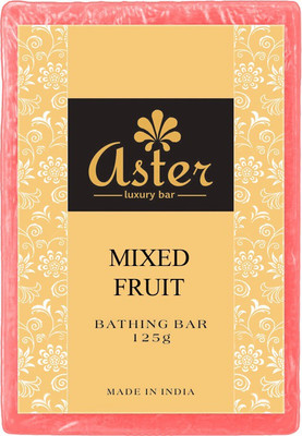

Aster Luxury Mixed Fruit Handmade Soap - Set of 12(1500 g, Pack of 12)