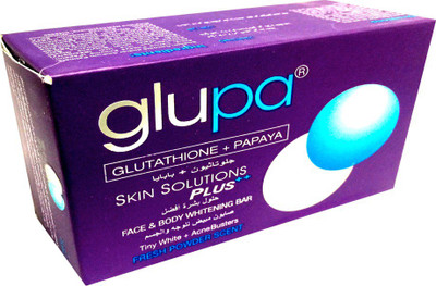 

Glupa Glutathione Papaya Skin Solutions Plus / Whitening Face & Body Soap(135 g)
