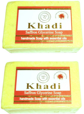 

Khadi Herbal NaturalSaffron Glycerine Saop(250 g, Pack of 2)