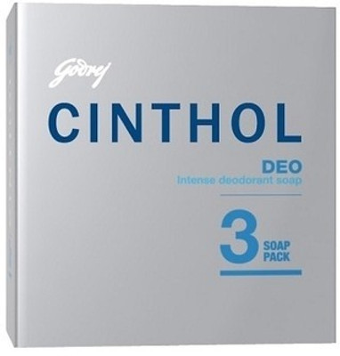 

Cinthol Deo Soap Pack of 3(225 g, Pack of 3)