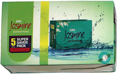 

Girijan Naturally Pure Jasmine Soaps Saver Pack (5soap Each 125grms)(625 g, Pack of 5)