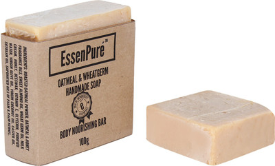 EssenPure Oatmeal & WheatGerm Handmade Soap (Pack of 2)(200 g, Pack of 2)