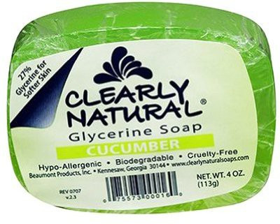 

Clearly Natural Glycerin Bar Soap Cucumber(113 g)