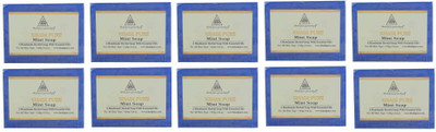 

Khadi Pure Natural Handmade Pure Mint Soap with essential Oil(1250 g, Pack of 10)