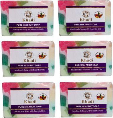 

Khadi Herbal Mix Fruit soap(750 g, Pack of 6)