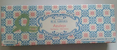 

Real Saboaria Luxury Soap Gift Pack - Made in Portugal (Azulejo "Verbena")(390 g)