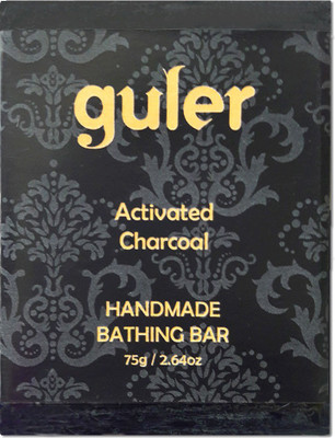

Guler Activated Charcoal Handmade Bath Bar (Pack of )(75 g, Pack of 12)