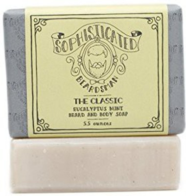 

Sophisticated Beardsman All Natural & Organic Premium Moisturizing Aromatherapy Eucalyptus Mint Soap Bar(155.87 g)